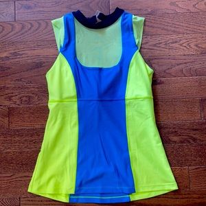 Crowned Athletics STEPSISTER VILLAIN BLUE ATHLETIC TANK TOP